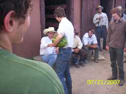 Watermelons to the winning crew at Gymkhana